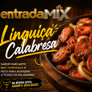 Linguiça acebolada